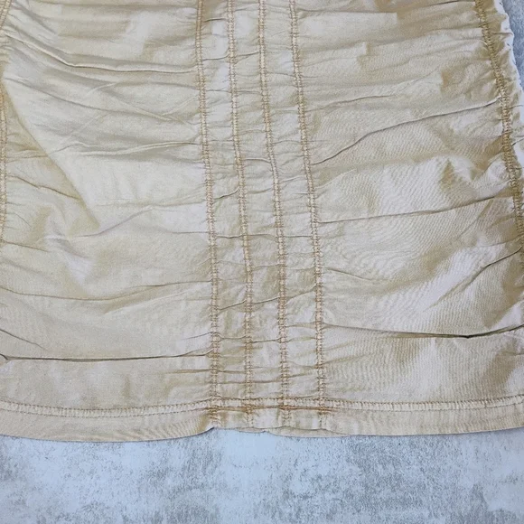 XCVI Wearables The Trace Mini Skirt in‎ Sand Streetwear Parachute Size XS - Picture 4 of 12